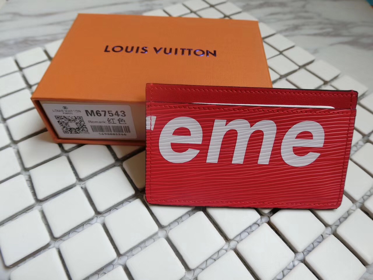 Louis Vuitton x Supreme Epi Porte-Carte Simple Cardholder - Black
