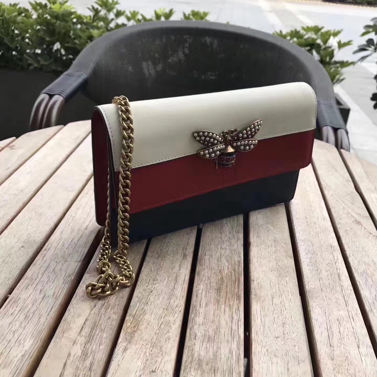 queen margaret leather mini bag